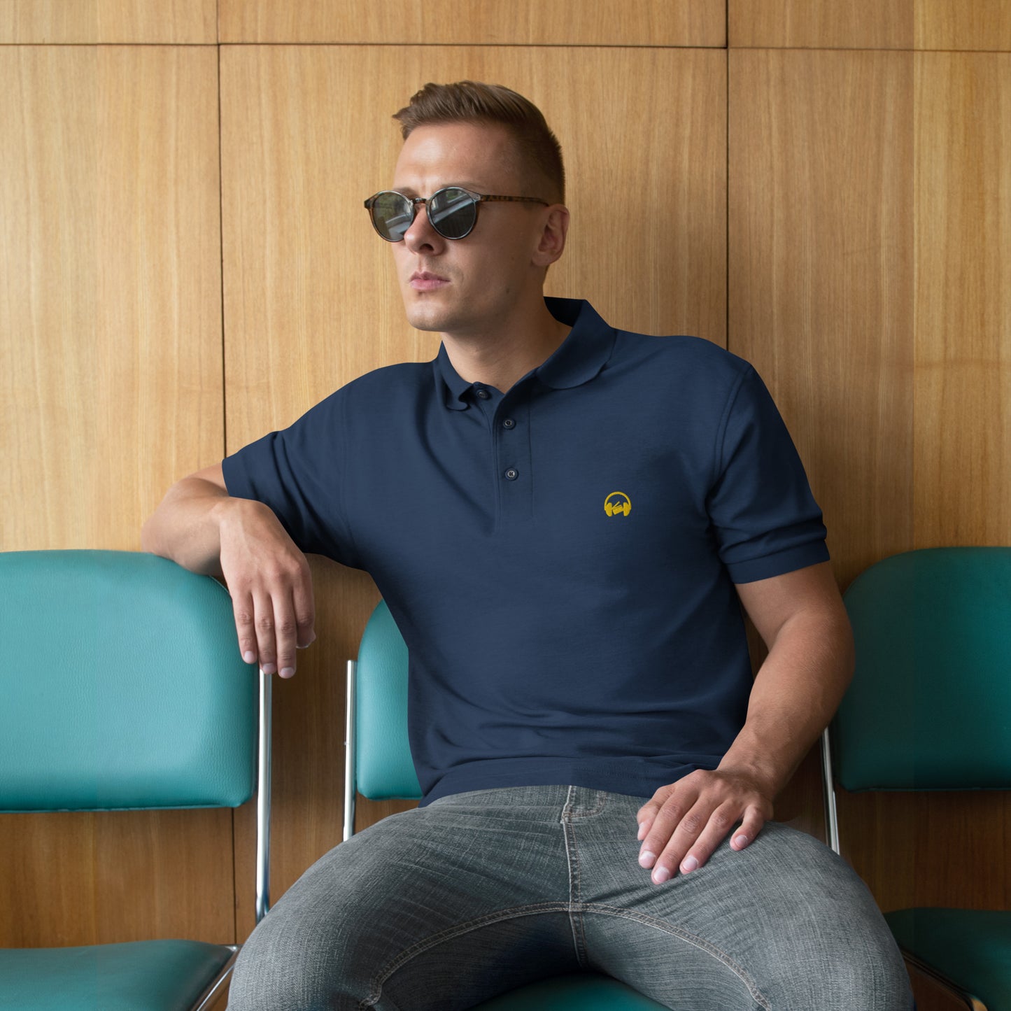 audiocinema Men's Premium Polo