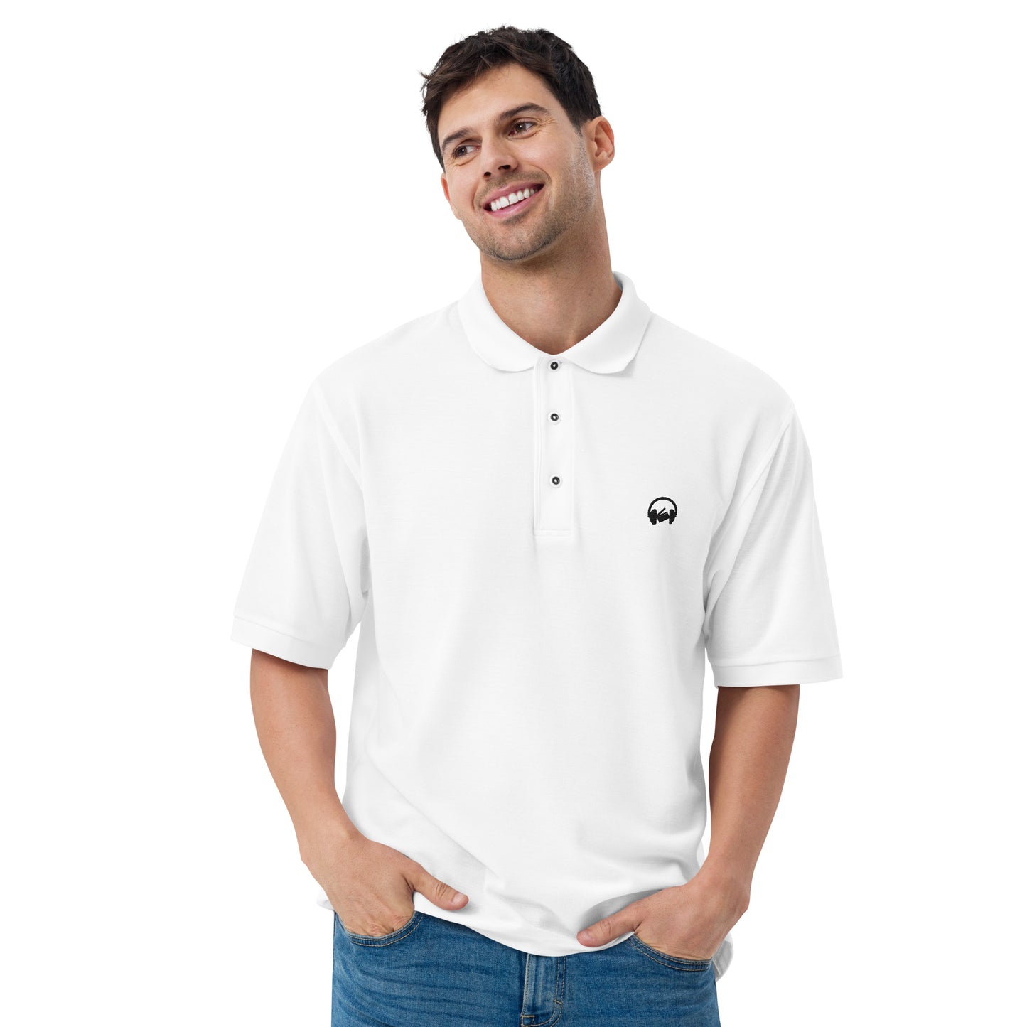 audiocinema Men's Premium Polo