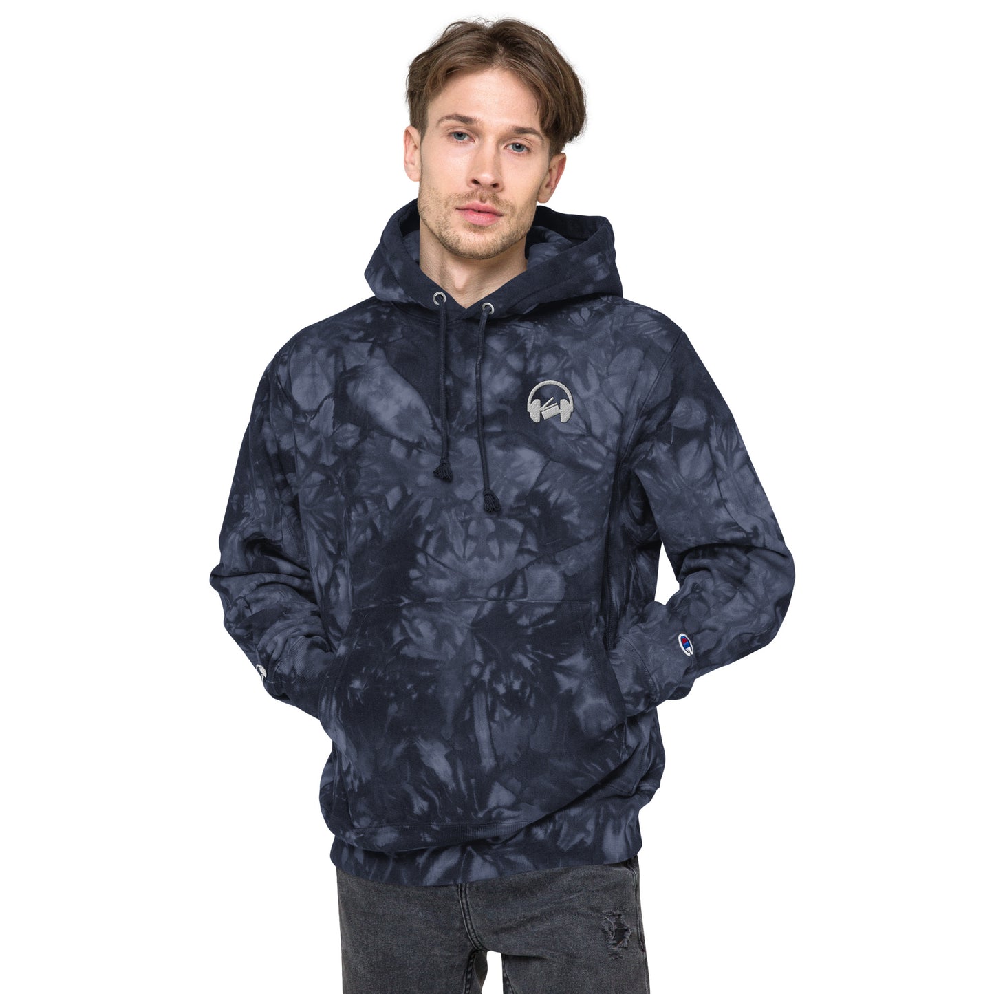audiocinema Unisex Champion tie-dye hoodie