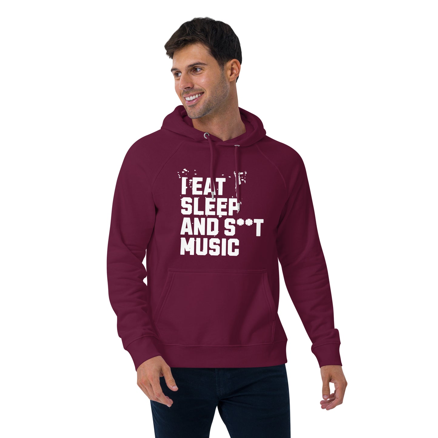 Unisex eco raglan hoodie