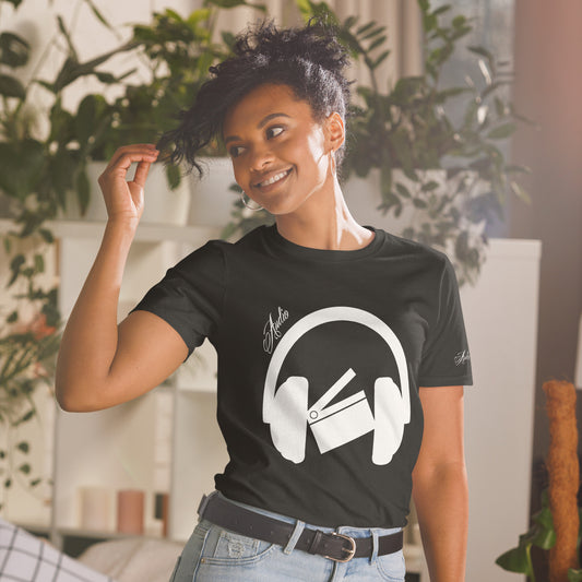 Women Short-Sleeve Audio Big Face T-Shirt